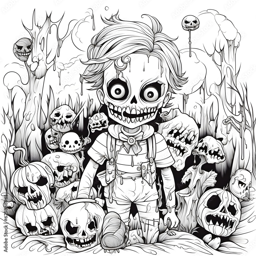 Fototapeta premium halloween spooky halloween