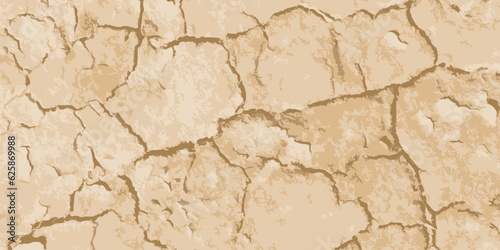 Dry soil vector background