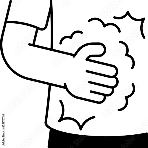 abdominal  icon
