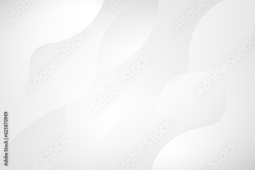 Abstract white and gray wave color background, Vector Illustration