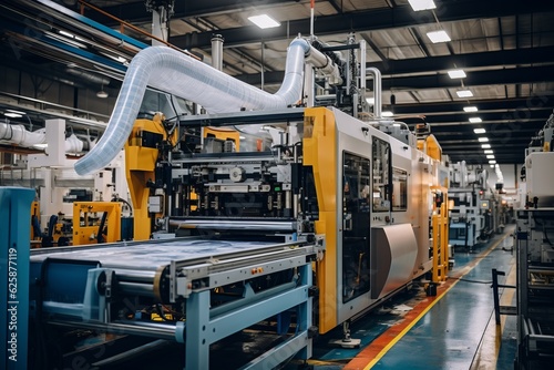  Plastic Injection Molding Factory, Generative AI