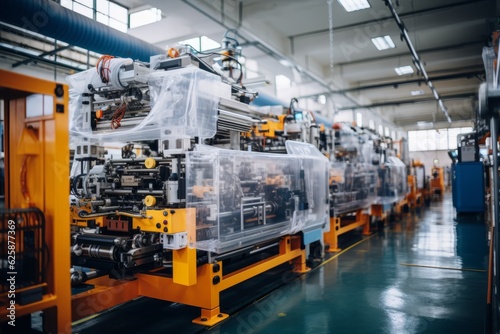  Plastic Molding Factory, Generative AI photo