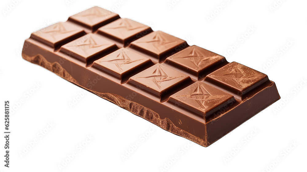 a chocolate bar isolated on white background a chocolate bar isolated on white background