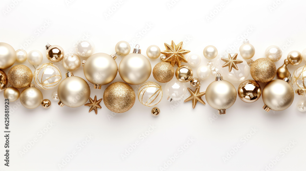 Christmas balls isolated on white background Christmas balls isolated on white background