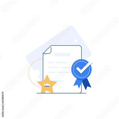 certificate,Achievement, award, grant, diploma concepts. Premium quality graphic design elements