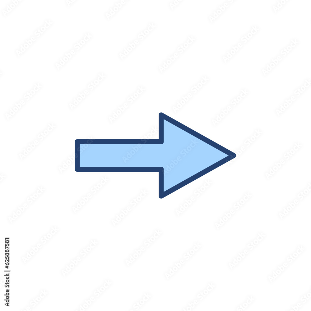 Arrow icon vector. Arrow sign and symbol for web design. Arrow icon vector. Arrow sign and symbol for web design.