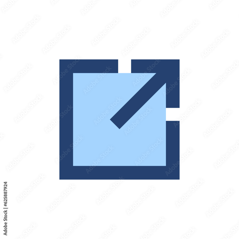 External link icon vector. link sign and symbol. hyperlink symbol External link icon vector. link sign and symbol. hyperlink symbol