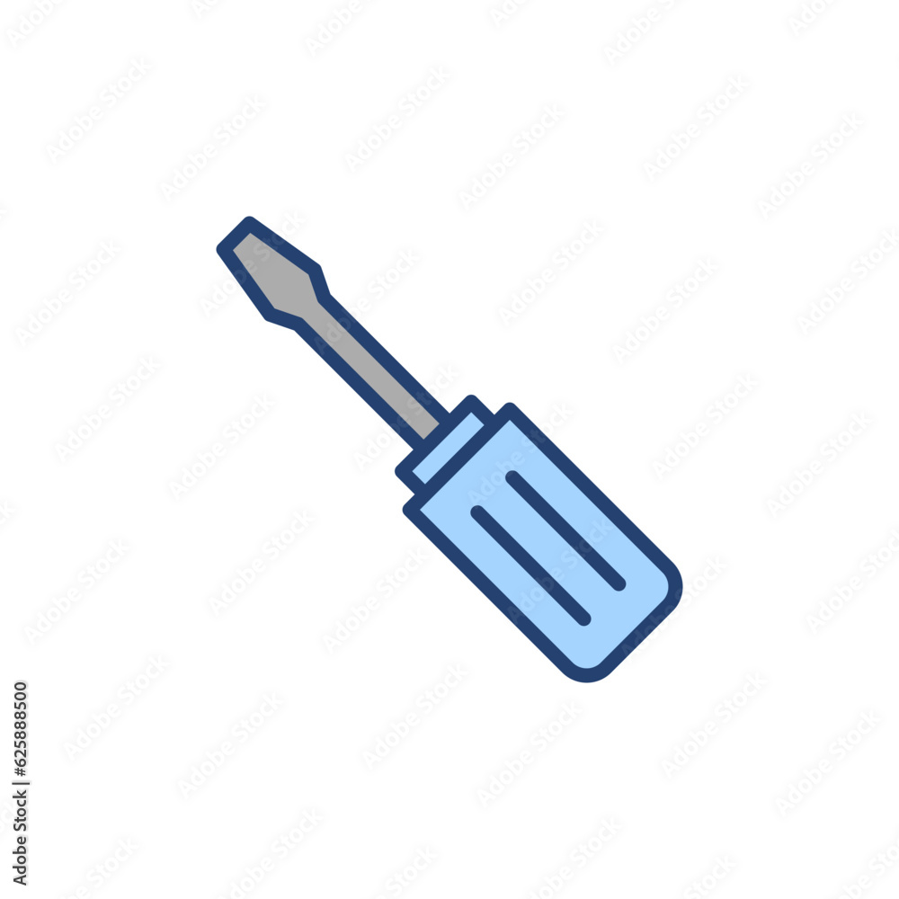 Screwdriver icon vector.tools sign and symbol Screwdriver icon vector.tools sign and symbol