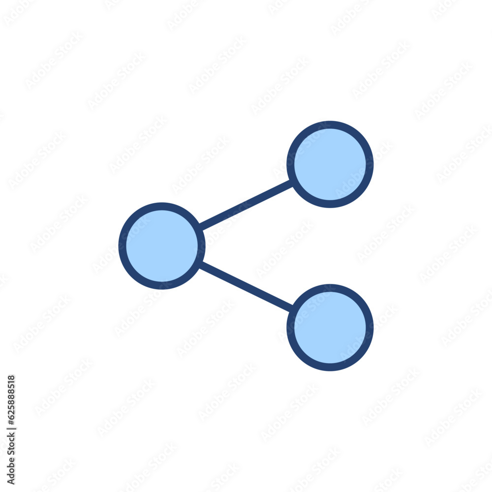 Share icon vector. Sharing sign and symbol Share icon vector. Sharing sign and symbol