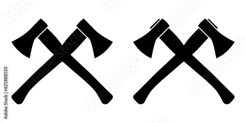 Axe Ax icon set simple design