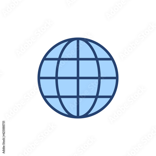 Web icon vector. go to web sign and symbol. web click icon. Global search icon