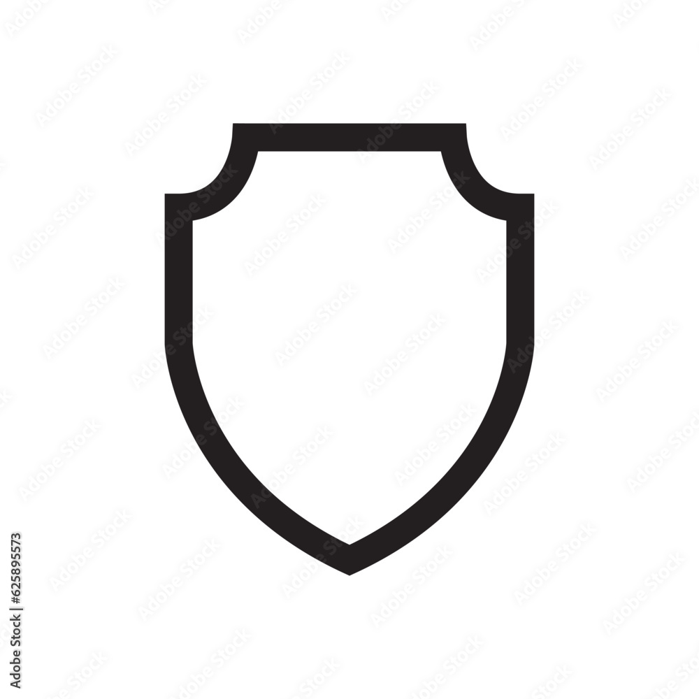 shield icon design vector template shield icon design vector template