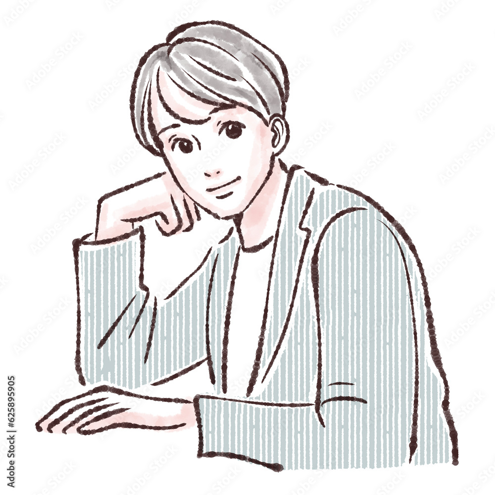 男性のイラスト素材 男性のイラスト素材