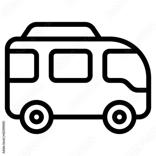 City Tour Bus Icons