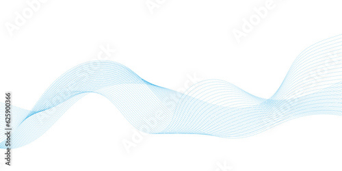 Abstract flowing wave lines particles. Design element for technology, science, modern concept.vector eps 10