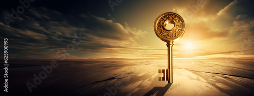 Golden Key to Success, a timeless representation of unlocking the doors to success in the world of business and finance