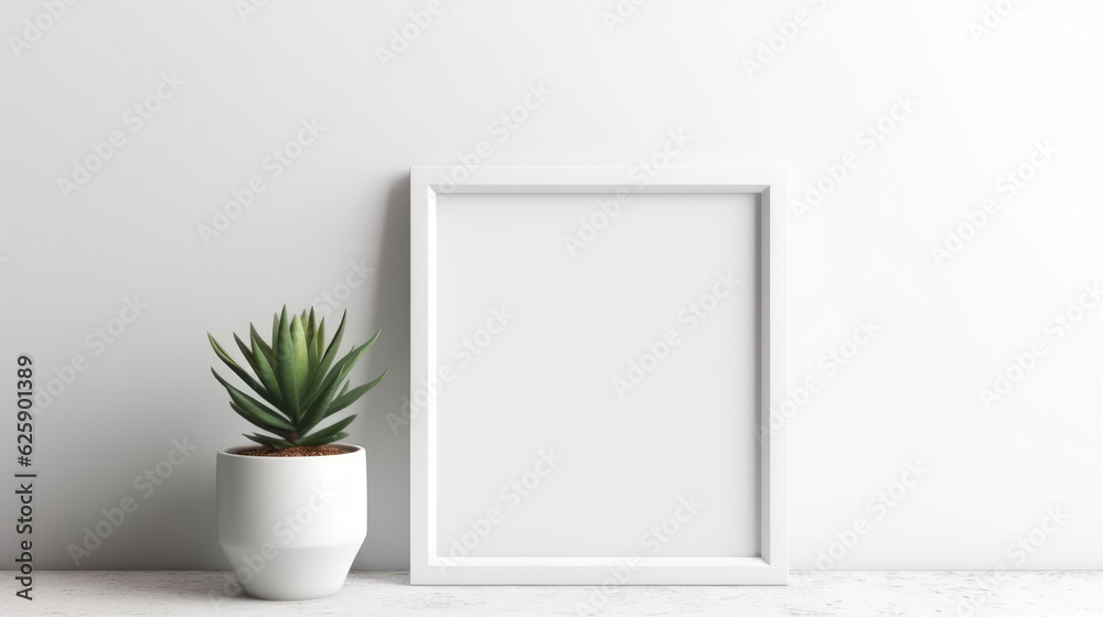 Clean and Simple Wall Mockup Template created with Generative AI Technology Clean and Simple Wall Mockup Template created with Generative AI Technology
