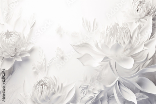 flower blossom beautiful nature background wedding celebration petal spring floral white. Generative AI.