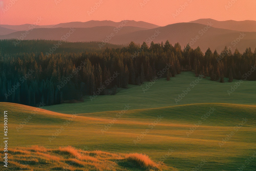 Fototapeta premium Surreal dreamlike landscape