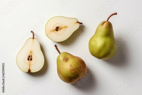 Fresh pear ripe. Generate Ai