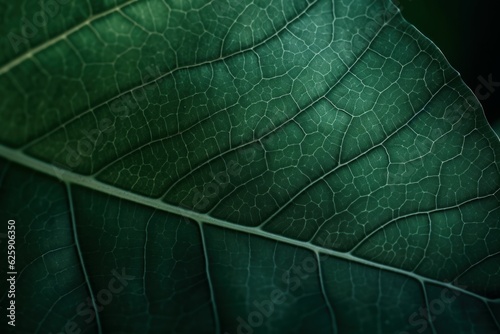 Green leaf macro. Generate Ai