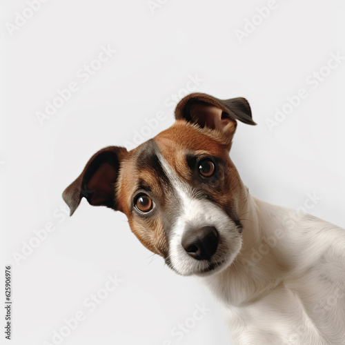 Jack russell terrier isolated on a white background © Jovana