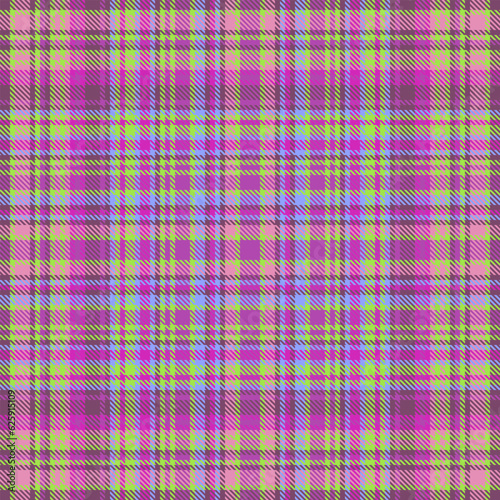 Tartan pattern check of fabric seamless textile with a plaid vector texture background.