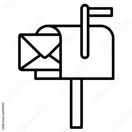 direct mail Icon Vector Logo Design Template