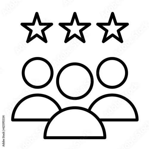 user review Icon Vector Logo Design Template