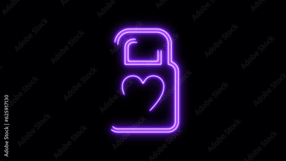 An Animation Snippet of a purple key for Purple Heart Day An Animation Snippet of a purple key for Purple Heart Day