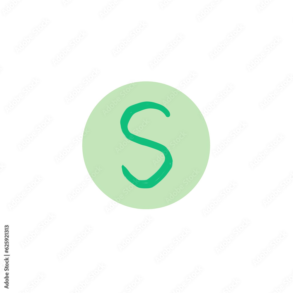 English alphabet font S from my handwriting English alphabet font S from my handwriting