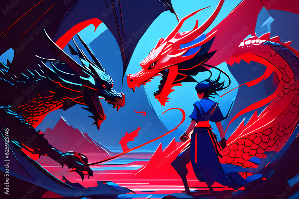 battle of dragons.
Generative AI