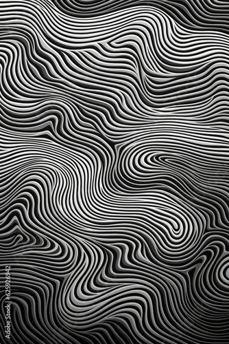 There is a close-up of wavy lines on material. (Generative AI)