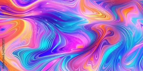 Abstract multicolored flowing colors background, purple abstract liquid, digital art, abstract purple banner, created with AI.