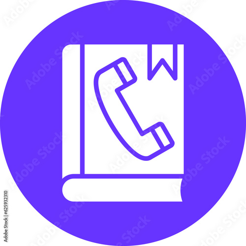 Vector Design Phonebook Icon Style