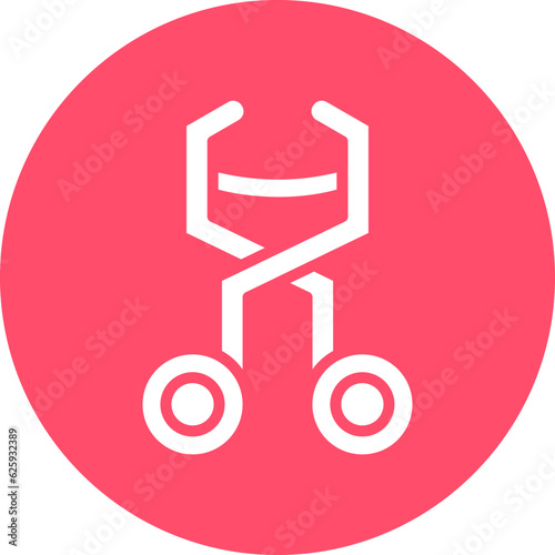 Vector Design Eyelash Curler Icon Style