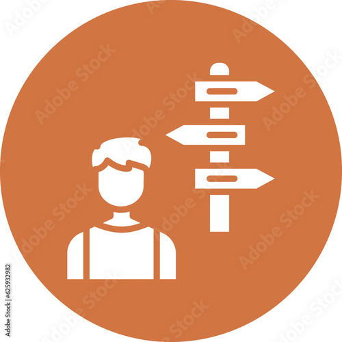 Vector Design Direction Icon Style