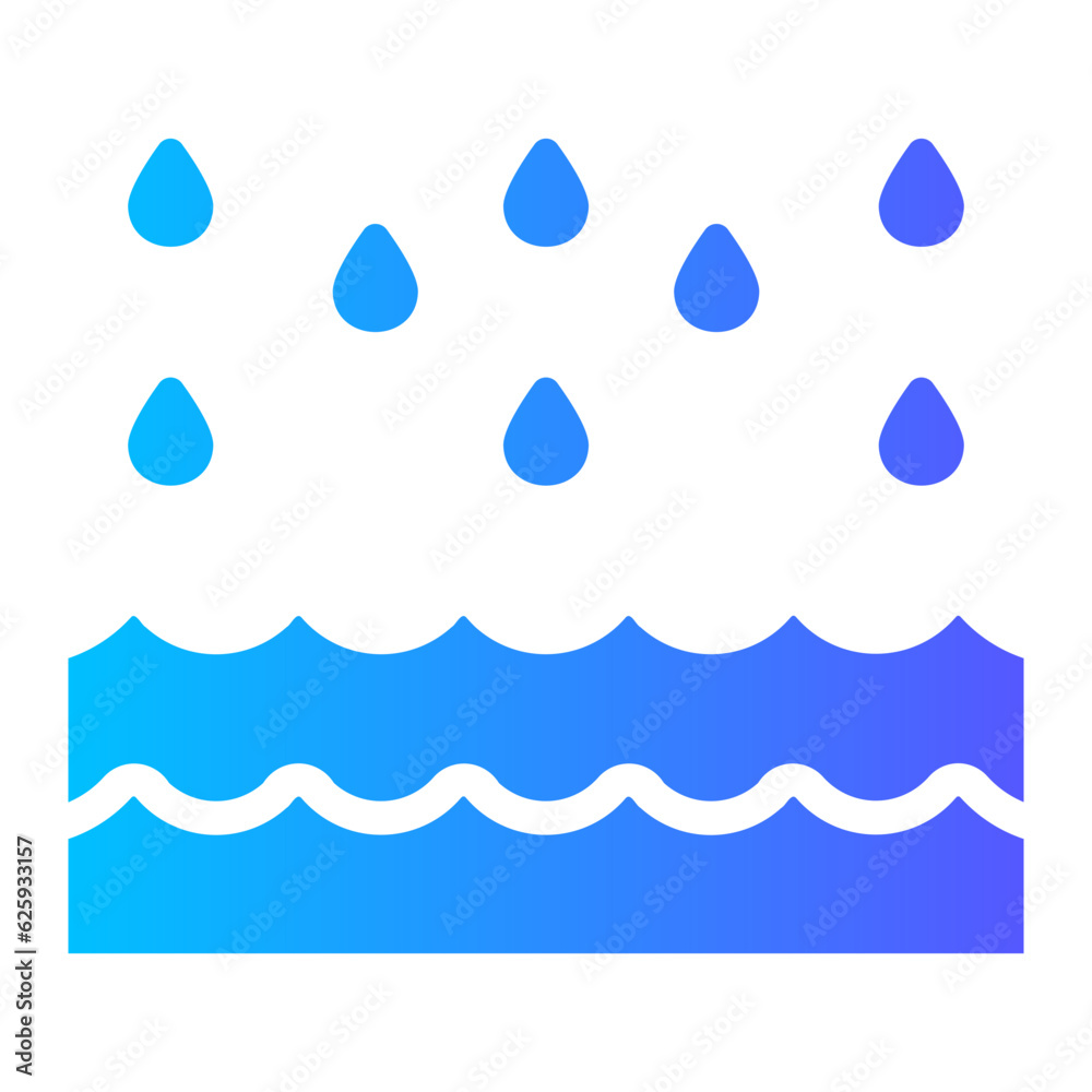 water drops gradient icon water drops gradient icon