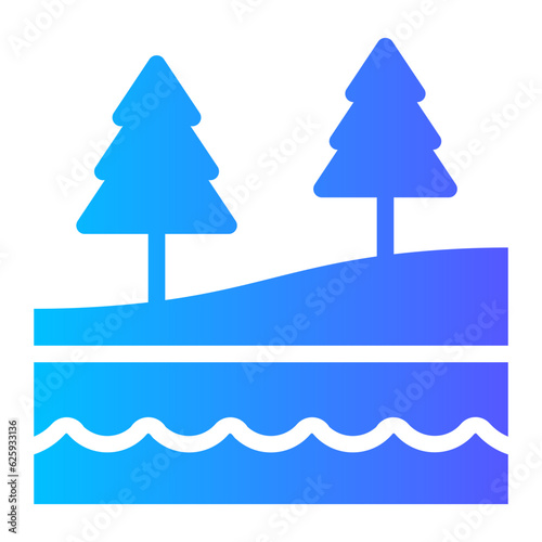taiga gradient icon