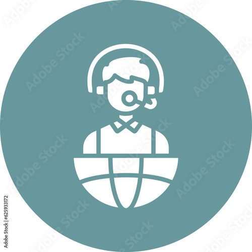 Vector Design Interpreter Icon Style