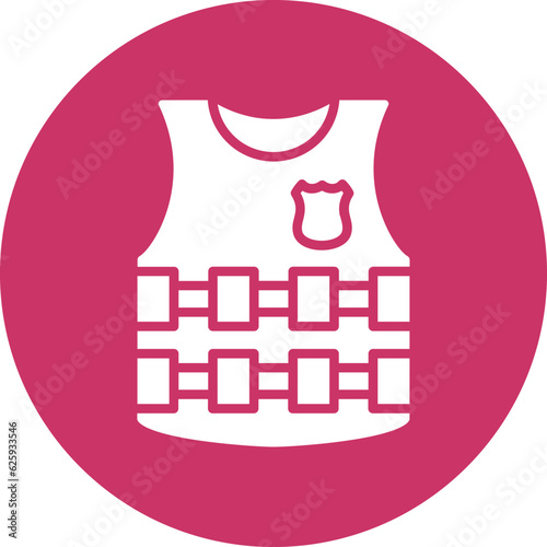 Vector Design Bulletproof Vest Icon Style