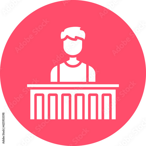 Vector Design Witness Icon Style