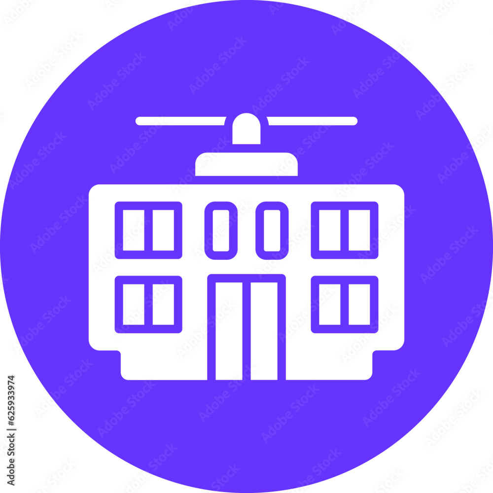 Vector Design Cable Car Icon Style Vector Design Cable Car Icon Style