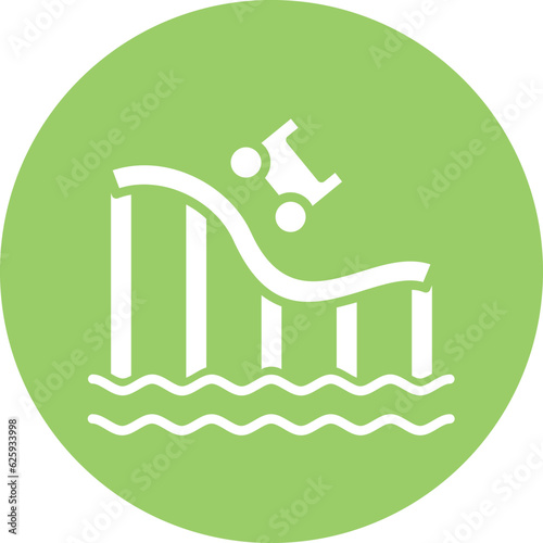 Vector Design Water Coaster Icon Style