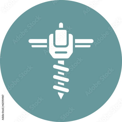 Vector Design Drain Auger Icon Style