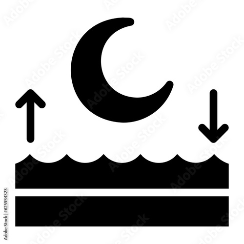 tide glyph icon