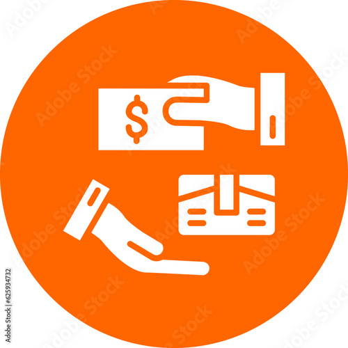 Vector Design Pay Upon Delivery Icon Style