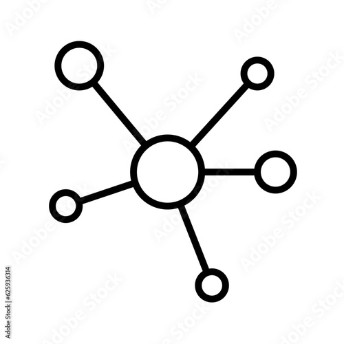 network Icon Vector Logo Design Template