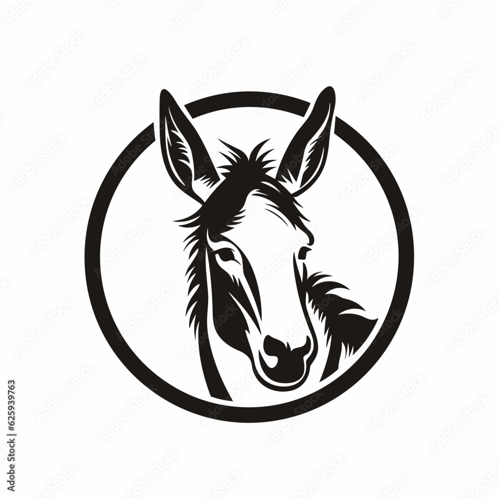 Donkey logo, donkey icon, donkey head, vector Donkey logo, donkey icon, donkey head, vector