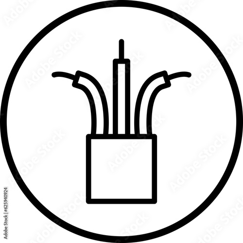 Vector Design Wires Icon Style